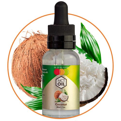 Natural Coconut MCT Concentrated Flavored Oil